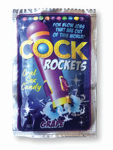 Cock Rockets Grape – Flavored Oral Sex Candy 15 Grams Default Title Edible